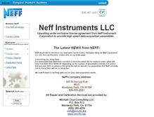Tablet Screenshot of neff.com