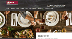 Desktop Screenshot of cookingpassion.neff.it